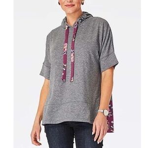 Matilda Jane Floral Carpool Lane Hooded Top